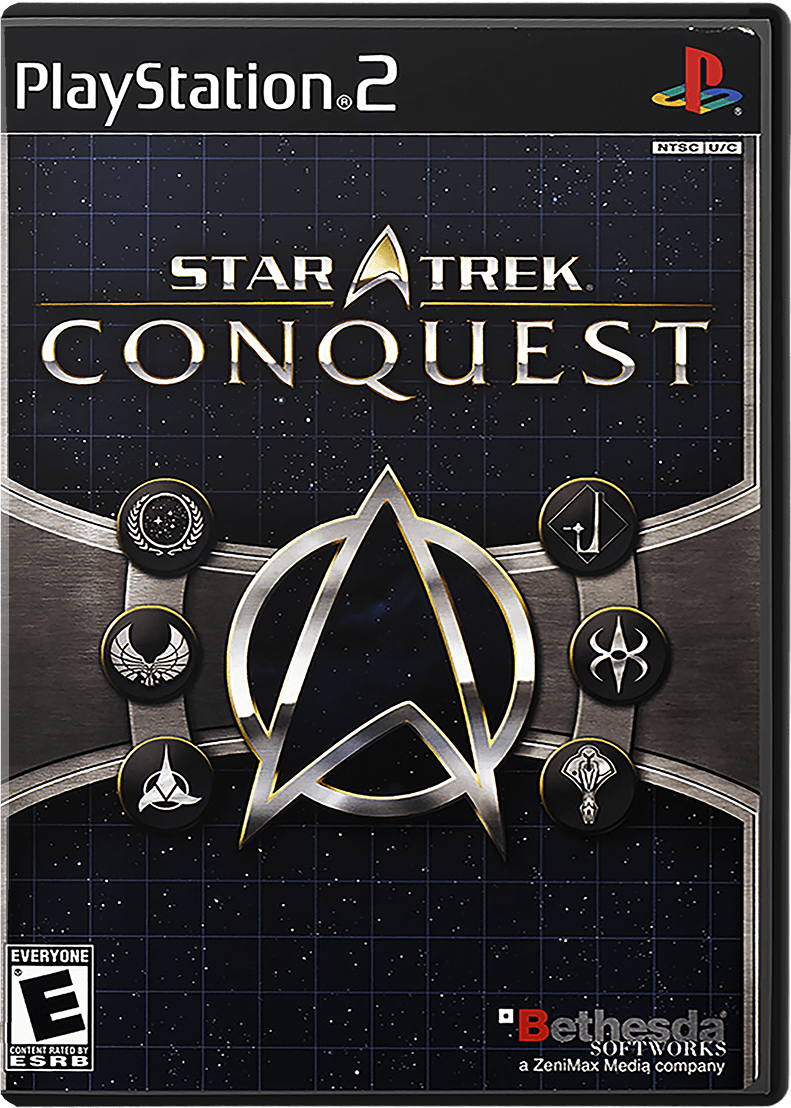 Star Trek Conquest box art for Playstation 2